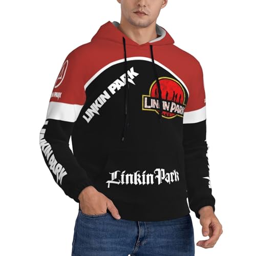 Egenedcemre Lin-kin Rock * Park - Chester Singer Benning*ton Kapuzenpullover für Herren Oversized Grafik Vintage Y2K Hoodies Pullover Streetwear für Fans Geschenk, Lp-1, L von Egenedcemre