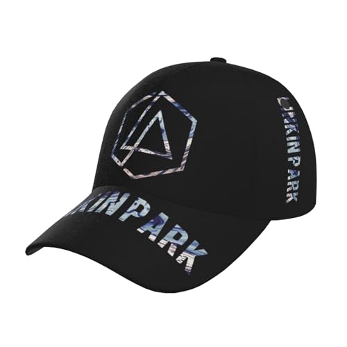 Lin-kin Rock * Park - Chester Sänger Benning*ton Baseballkappe, verstellbar, modischer Druck, grafische Hüte für Herren und Damen, Polo-Trucker, Unisex-Stil, Kopfbedeckung, PM-14, One size Lin-kin Rock * Park - Chester Sänger Benning*ton Baseballkappe, verstellbar, modischer Druck, grafische Hüte für Herren und Damen, Polo-Trucker, Unisex-Stil, Kopfbedeckung, PM-14, One size von Egenedcemre