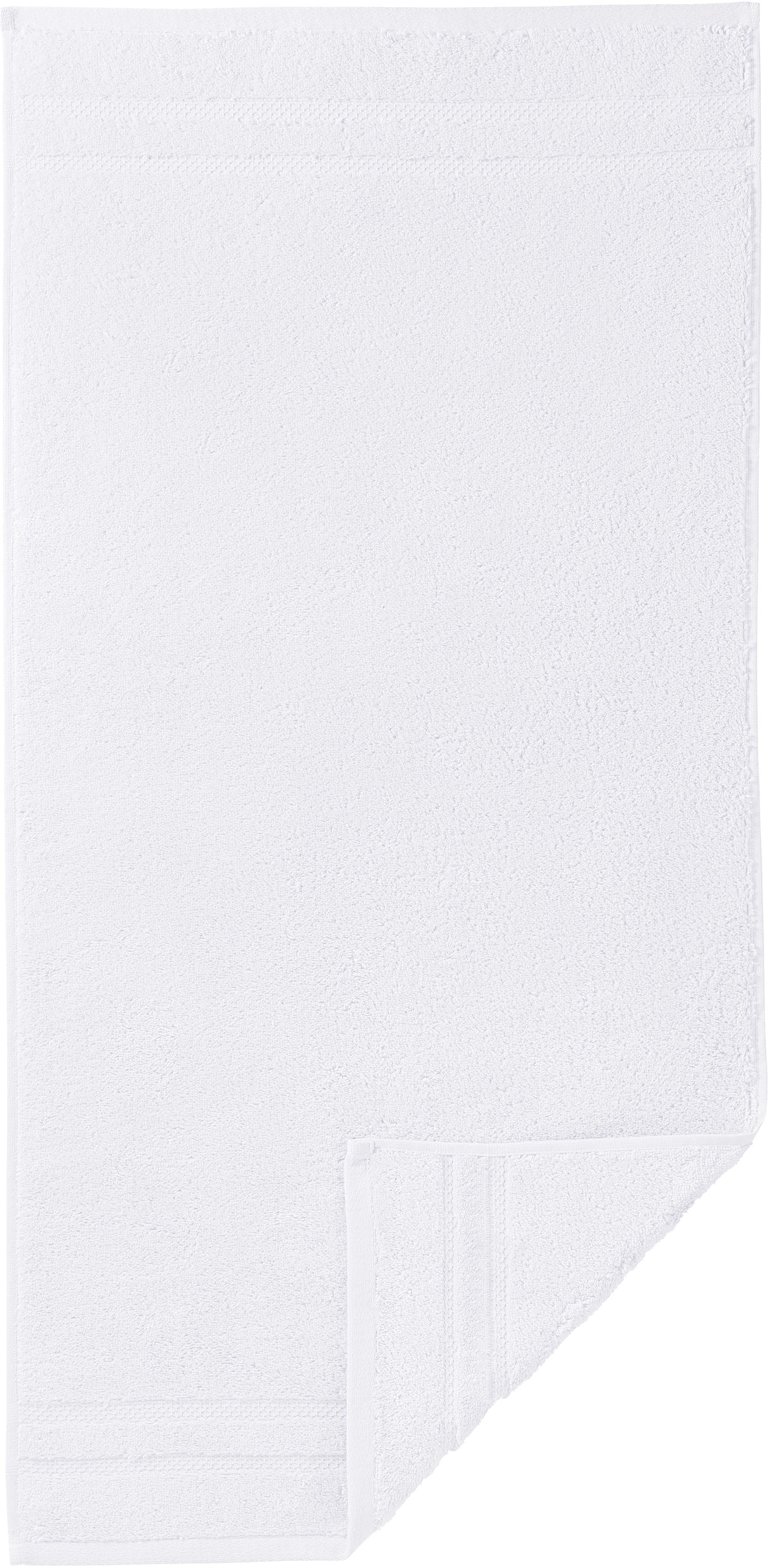 Egeria Badetuch "Micro Touch", (1 St., Badetuch 70 x 140 cm), Uni Programm mit Streifenbordüre, extrem saugfähig, reine Baumwolle von Egeria