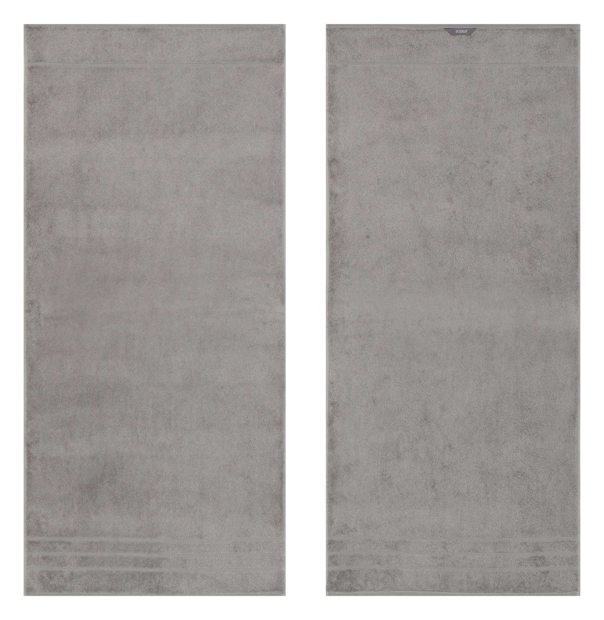 Egeria Badetuch "Prestige", (1 St., Badetuch 75 x 160 cm), Uni Programm mit Streifenbordüre, SUPIMA Baumwolle von Egeria