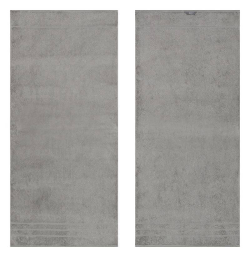 Egeria Badetuch "Prestige", (1 St., Badetuch 75 x 160 cm), Uni Programm mit Streifenbordüre, SUPIMA Baumwolle von Egeria