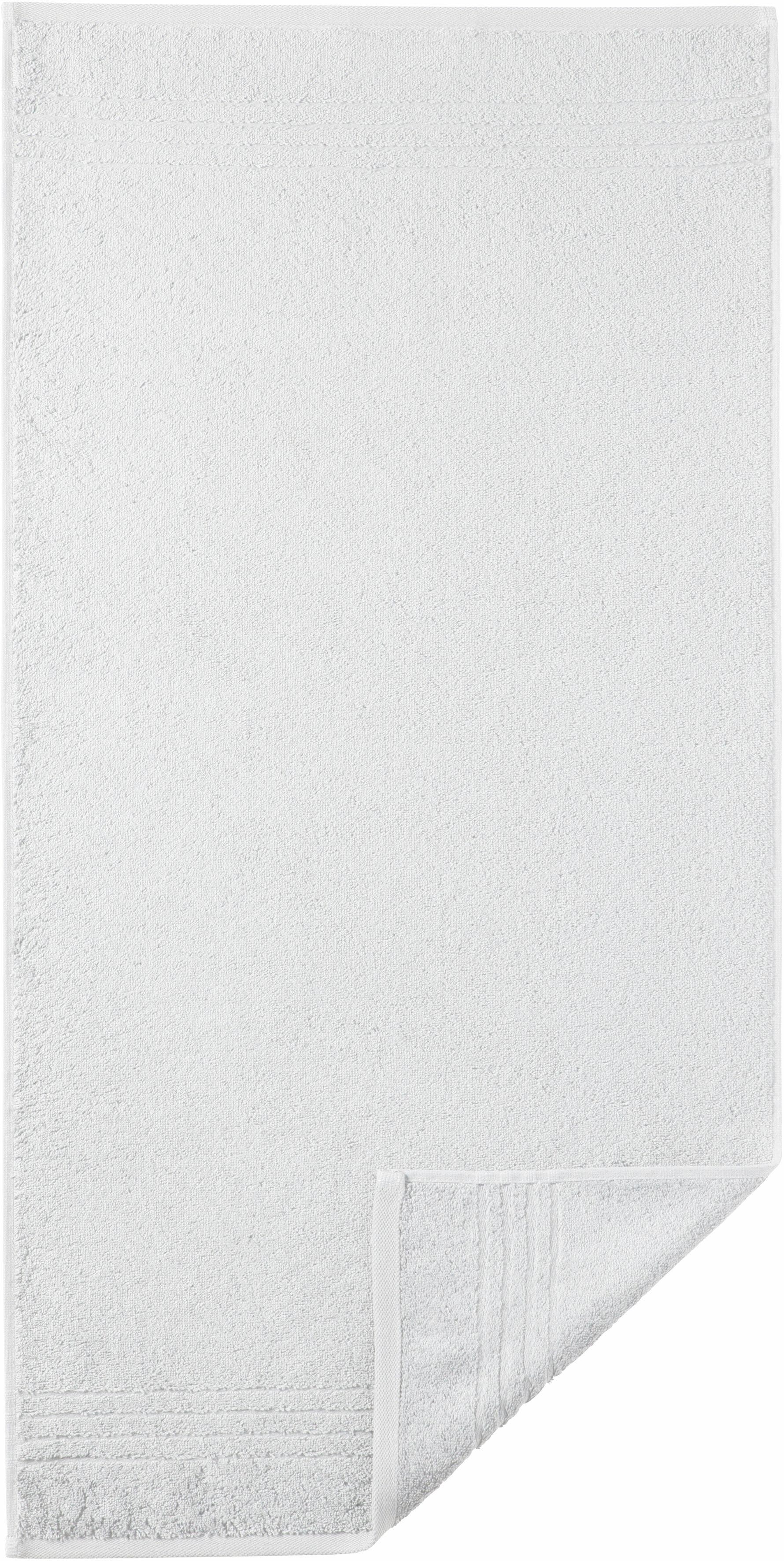 Egeria Badetücher "Madison", (1 St., Badetuch 70 x 140 cm), Uni-Programm mit Streifenbordüre, reine Baumwolle von Egeria