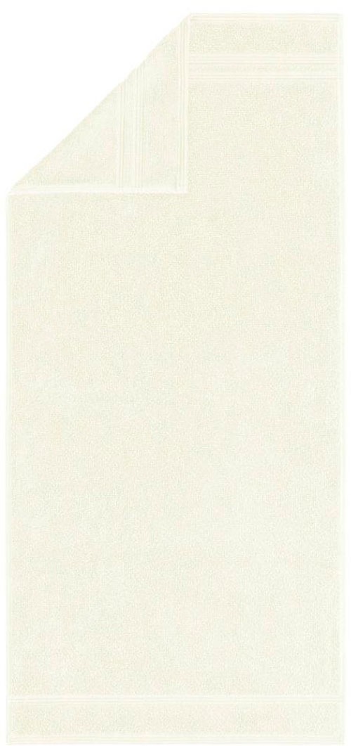 Egeria Handtücher "Manhatten Gold", (1 St., Badetuch 70 x 140 cm), Uni Programm mit Streifenbordüre, reine Baumwolle von Egeria