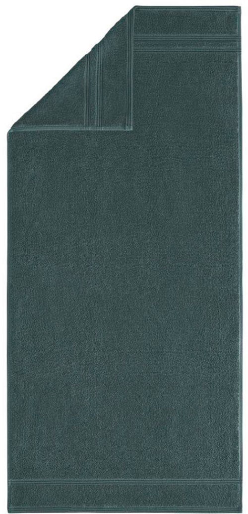 Egeria Handtücher "Manhatten Gold", (1 St., Badetuch 70 x 140 cm), Uni Programm mit Streifenbordüre, reine Baumwolle von Egeria