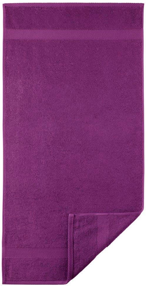 Egeria Handtücher "Diamant", (2 St., 2er Set Handtücher 50 x 100 cm), Uni Programm mit schmaler Bordüre, 100 % Baumwolle von Egeria