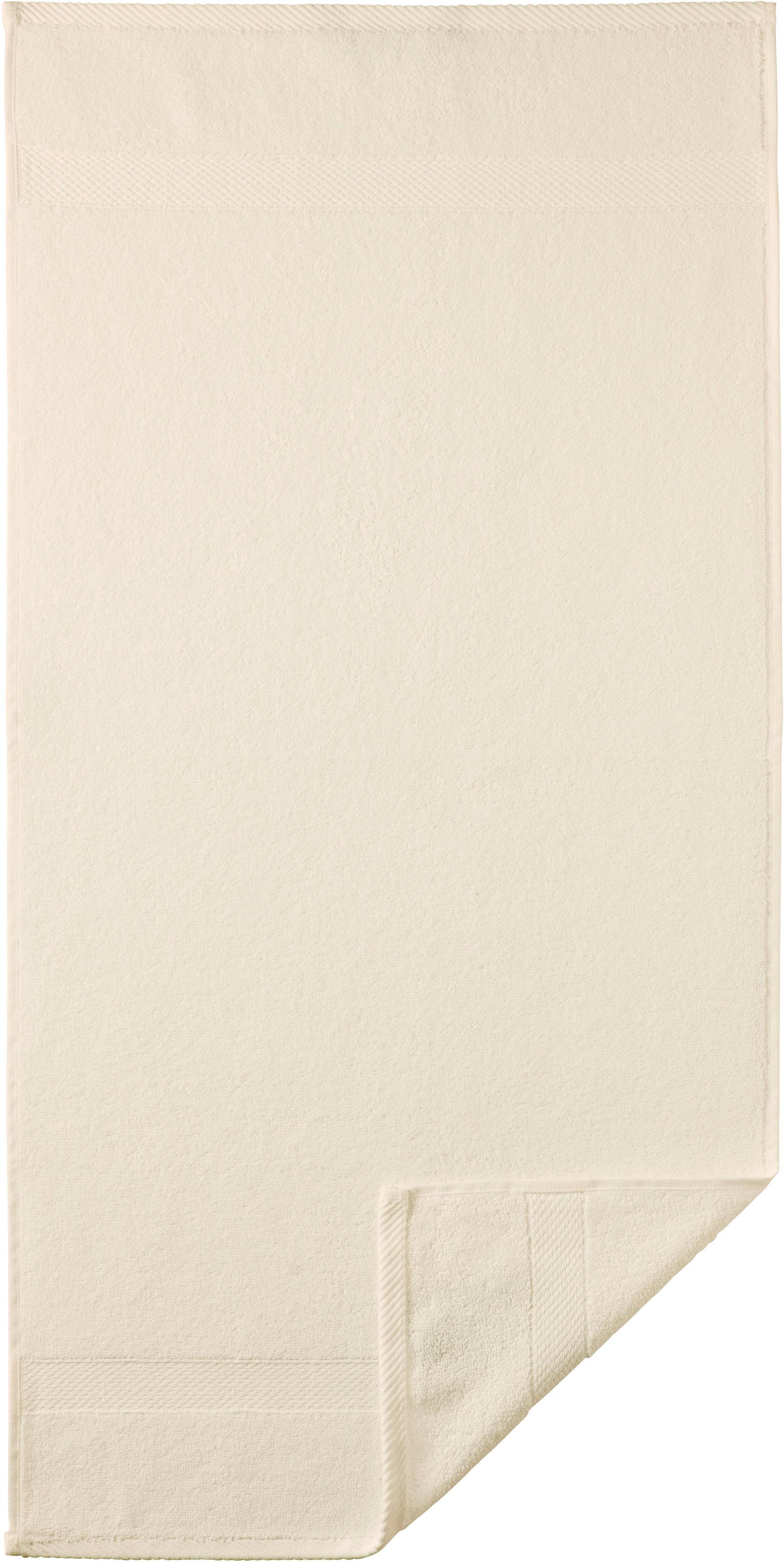 Egeria Handtücher "Diamant", (2 St., 2er Set Handtücher 50 x 100 cm), Uni Programm mit schmaler Bordüre, 100 % Baumwolle von Egeria