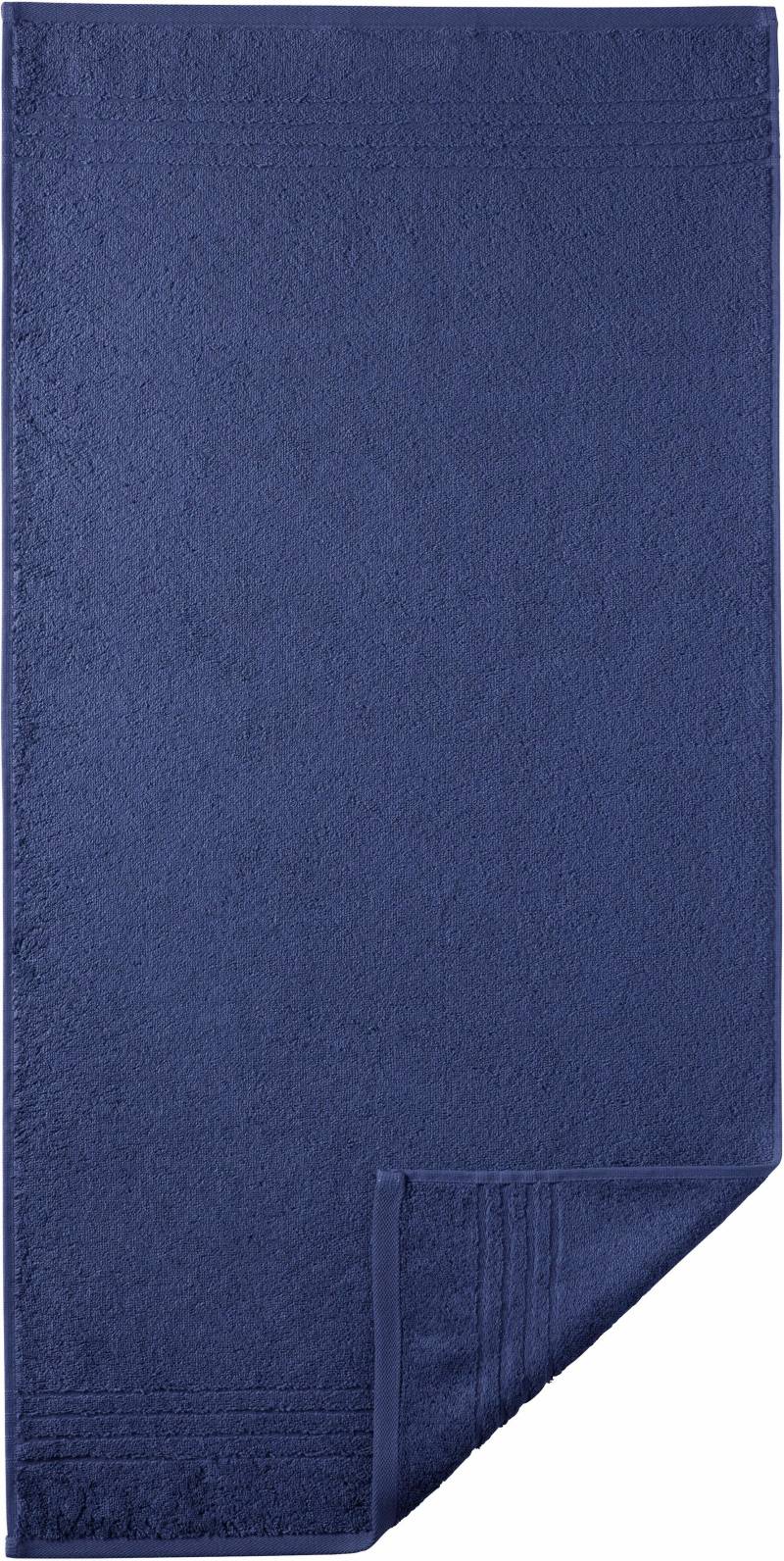 Egeria Handtücher "Madison", (2 St., 2er Set Handtücher 50 x 100 cm), Uni-Programm mit Streifenbordüre, reine Baumwolle von Egeria