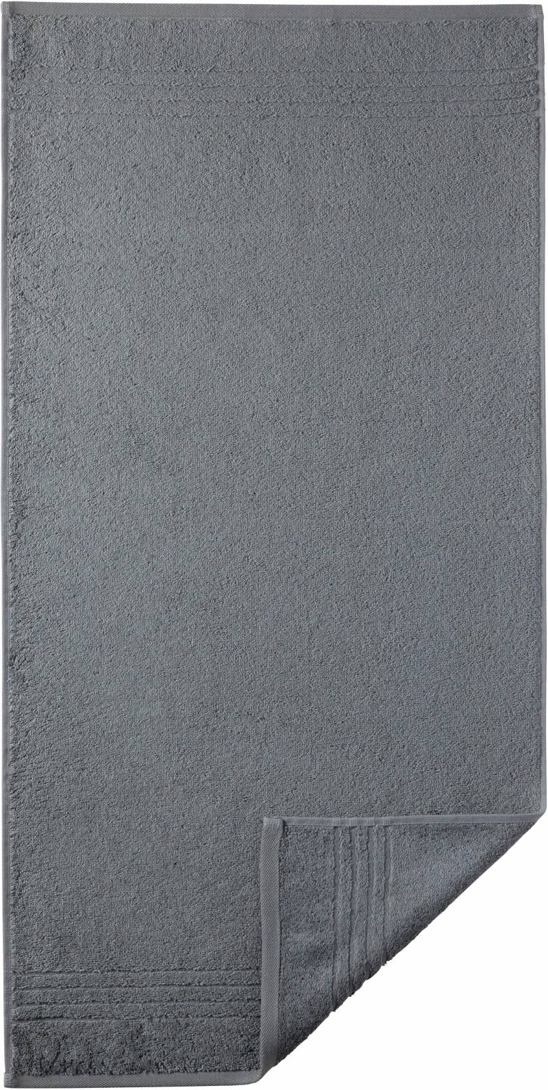 Egeria Handtücher "Madison", (2 St., 2er Set Handtücher 50 x 100 cm), Uni-Programm mit Streifenbordüre, reine Baumwolle von Egeria