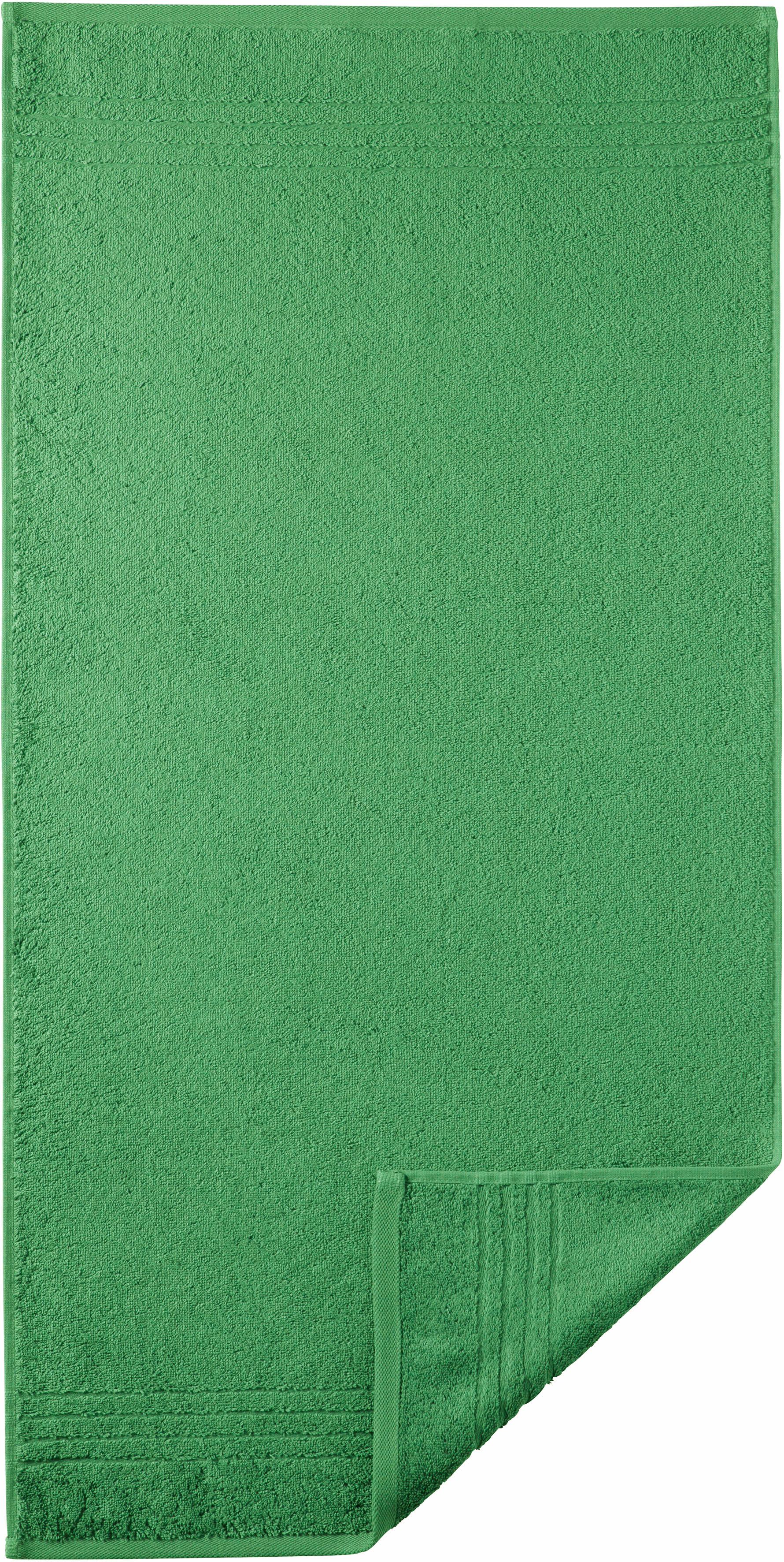 Egeria Handtücher "Madison", (2 St., 2er Set Handtücher 50 x 100 cm), Uni-Programm mit Streifenbordüre, reine Baumwolle von Egeria