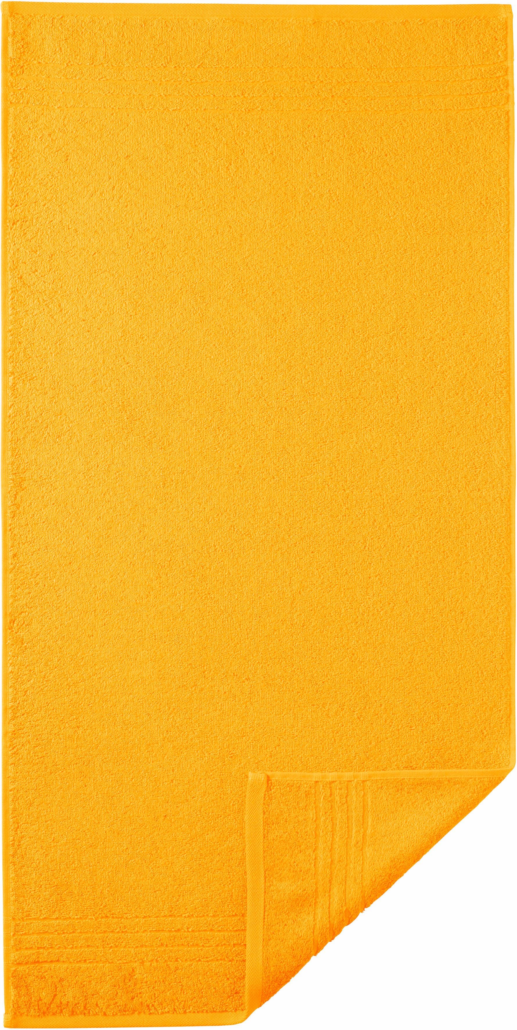 Egeria Handtücher "Madison", (2 St., 2er Set Handtücher 50 x 100 cm), Uni-Programm mit Streifenbordüre, reine Baumwolle von Egeria