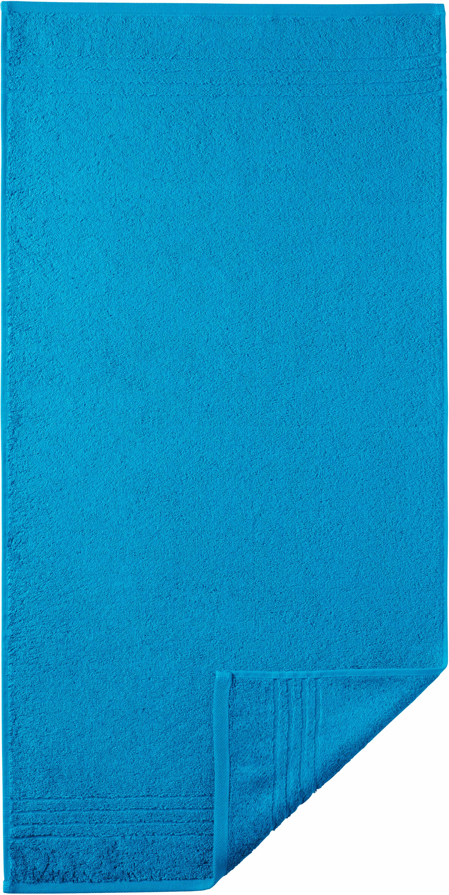 Egeria Handtücher "Madison", (2 St., 2er Set Handtücher 50 x 100 cm), Uni-Programm mit Streifenbordüre, reine Baumwolle von Egeria
