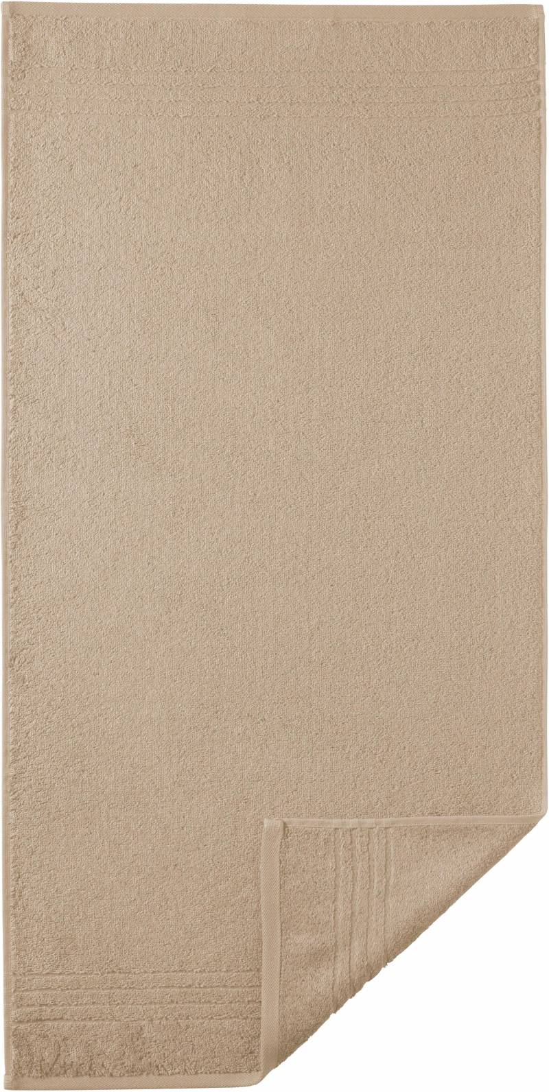 Egeria Handtücher "Madison", (2 St., 2er Set Handtücher 50 x 100 cm), Uni-Programm mit Streifenbordüre, reine Baumwolle von Egeria