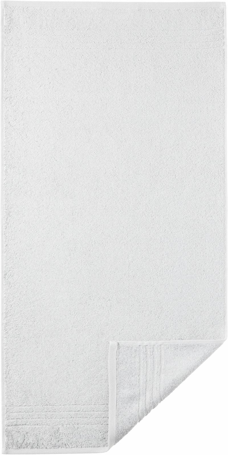 Egeria Handtücher "Madison", (2 St., 2er Set Handtücher 50 x 100 cm), Uni-Programm mit Streifenbordüre, reine Baumwolle von Egeria