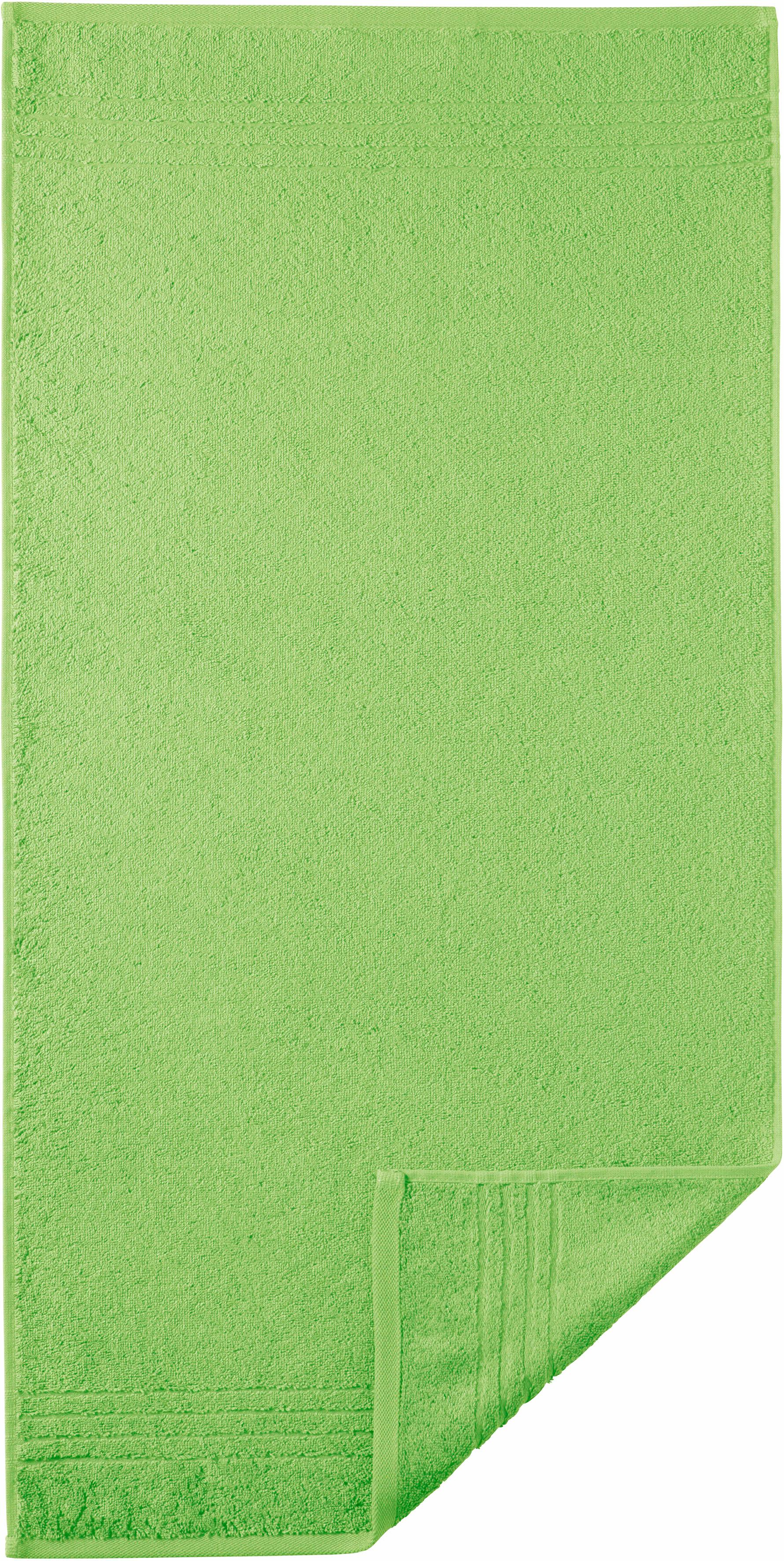 Egeria Handtücher "Madison", (2 St., 2er Set Handtücher 50 x 100 cm), Uni-Programm mit Streifenbordüre, reine Baumwolle von Egeria