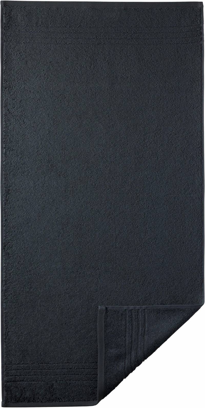 Egeria Handtücher "Madison", (2 St., 2er Set Handtücher 50 x 100 cm), Uni-Programm mit Streifenbordüre, reine Baumwolle von Egeria