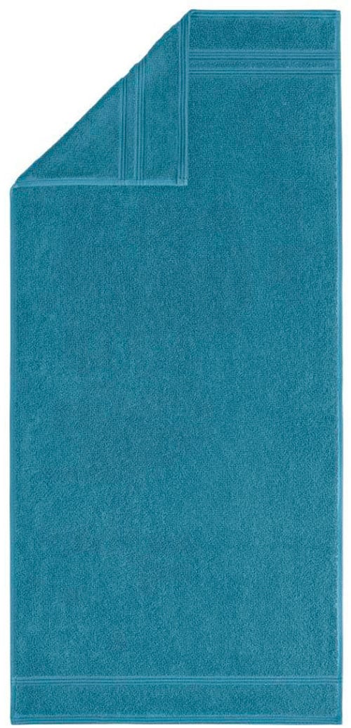 Egeria Handtücher "Manhatten Gold", (2 St., 2er Set Handtücher 50 x 100 cm), Uni Programm mit Streifenbordüre, reine Baumwolle von Egeria