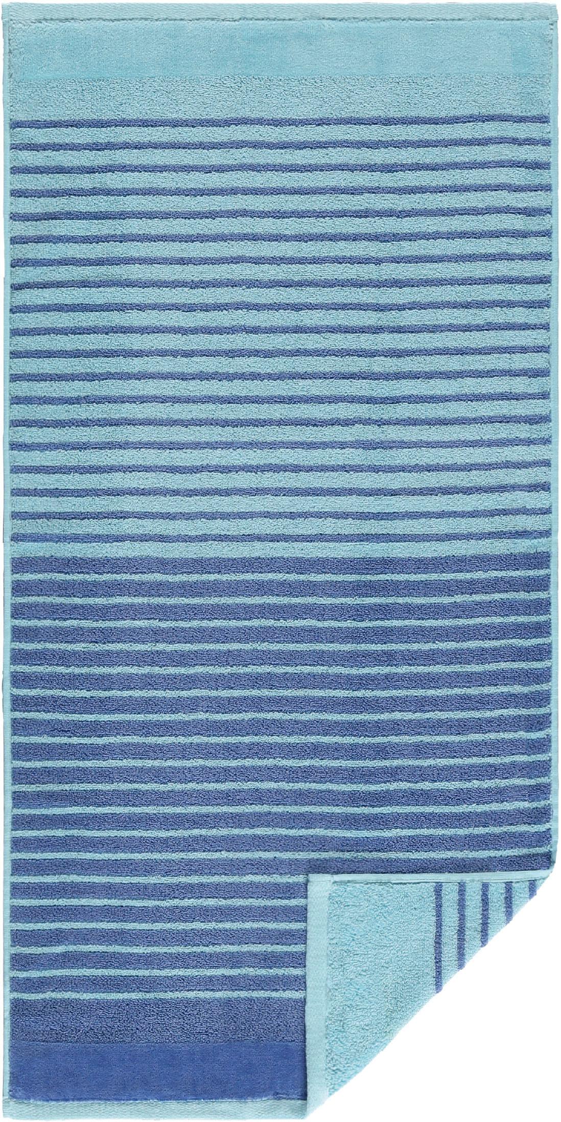 Egeria Handtücher "Maris", (2 St., 2er Set Handtücher 50 x 100 cm), Double Face mit Streifen, reine Baumwolle von Egeria