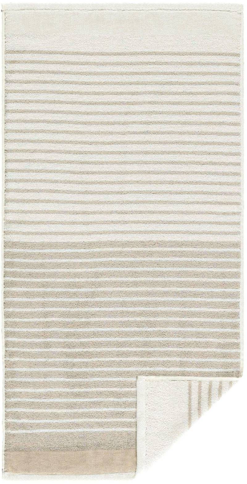Egeria Handtücher "Maris", (2 St., 2er Set Handtücher 50 x 100 cm), Double Face mit Streifen, reine Baumwolle von Egeria