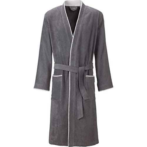 Egeria Nico graphit Herren Kimono Bademantel XL 100% Baumwolle Egeria Nico graphit Herren Kimono Bademantel XL 100% Baumwolle von Egeria