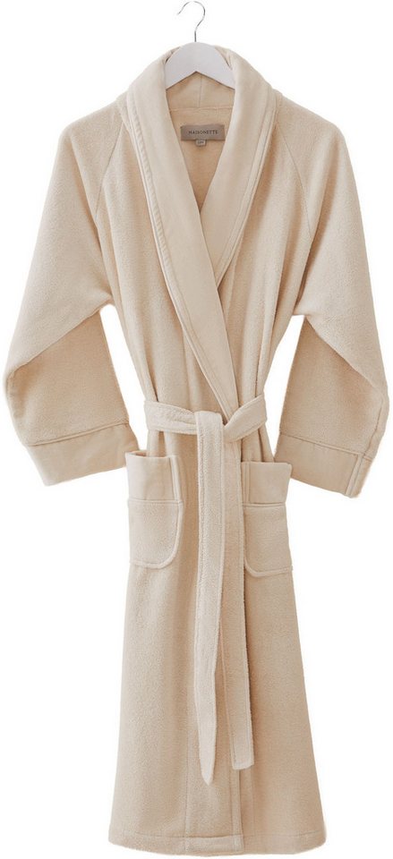 Egeria Unisex-Bademantel Fresh, Baumwolle, Schalkragen, Gürtel, Schalkragen von Egeria