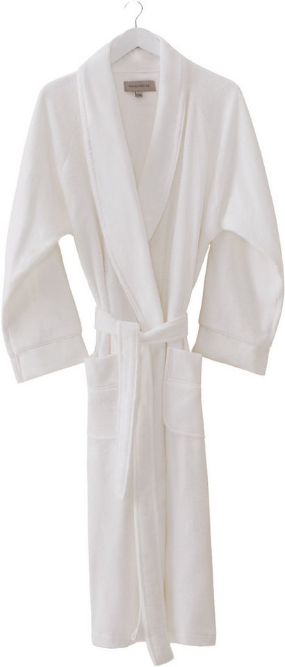 Egeria Unisex-Bademantel Fresh, Baumwolle, Schalkragen, Gürtel, Schalkragen von Egeria