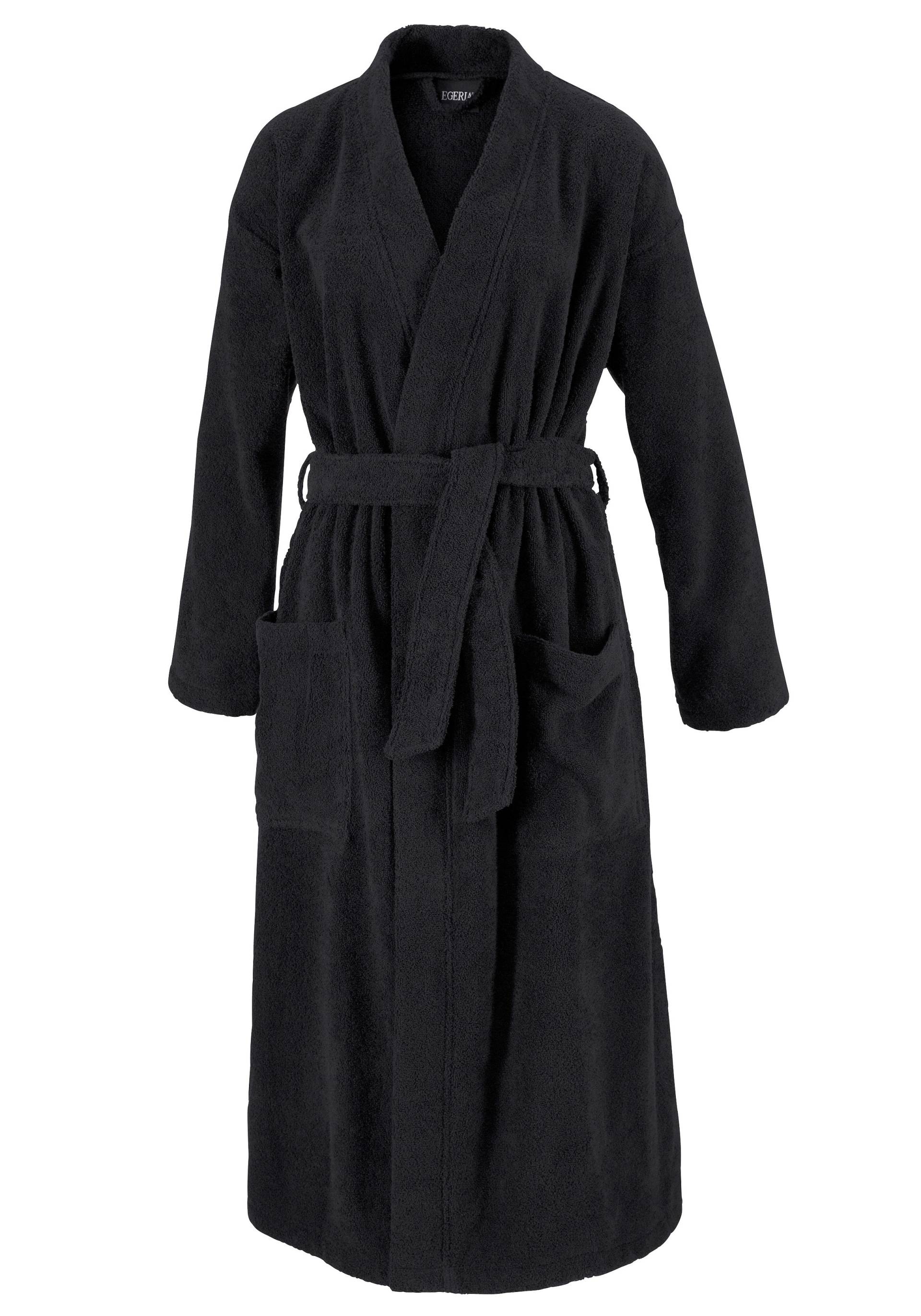 Egeria Unisex-Bademantel "Topas, ideal für Sauna & Spa, Hotelbademantel, Morgenmantel", 1 Stk. für Damen & Herren, in Kimonoform von Egeria