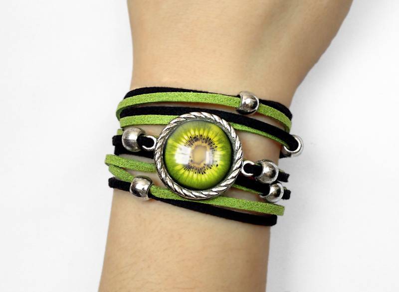 Armband Kiwi - 0947 von EgginEggHandmade