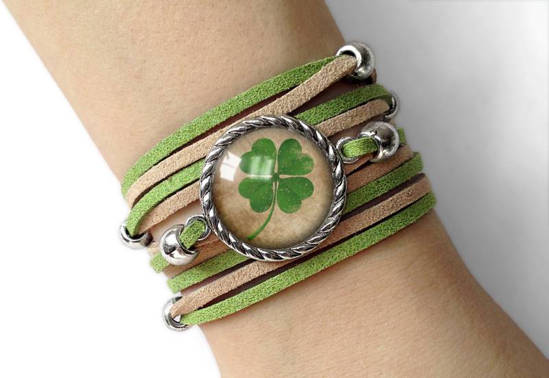 Armband Klee - 0708 von EgginEggHandmade