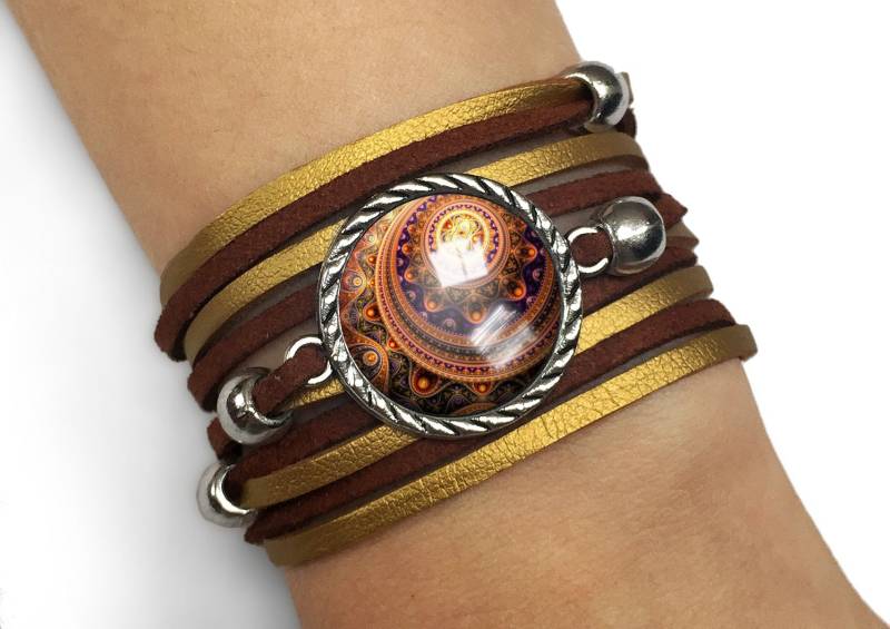 Armband Mandala - 0537 von EgginEggHandmade