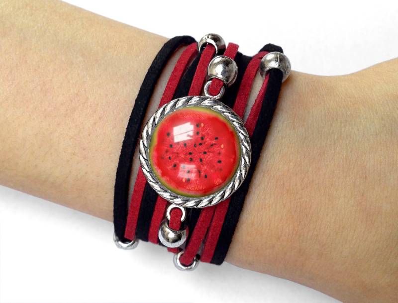 Armband Wassermelone - 0950 von EgginEggHandmade