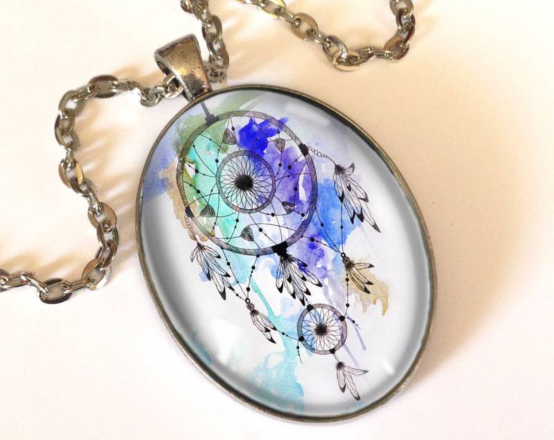 Dreamcatcher Große Kette, 0872Bopos von EgginEggHandmade