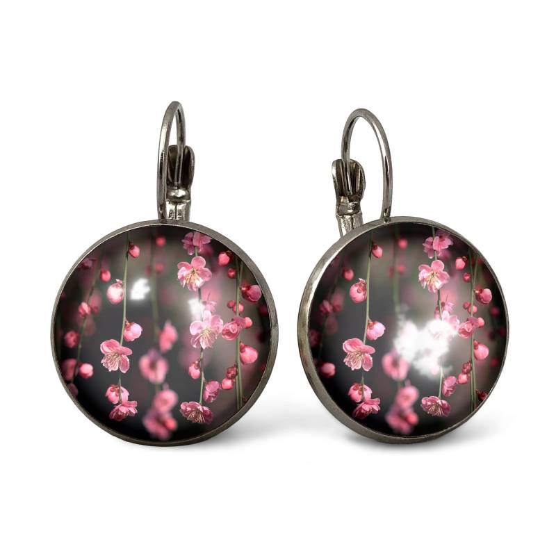 Große Ohrringe Retro Blumen, 0214Ers von EgginEggHandmade