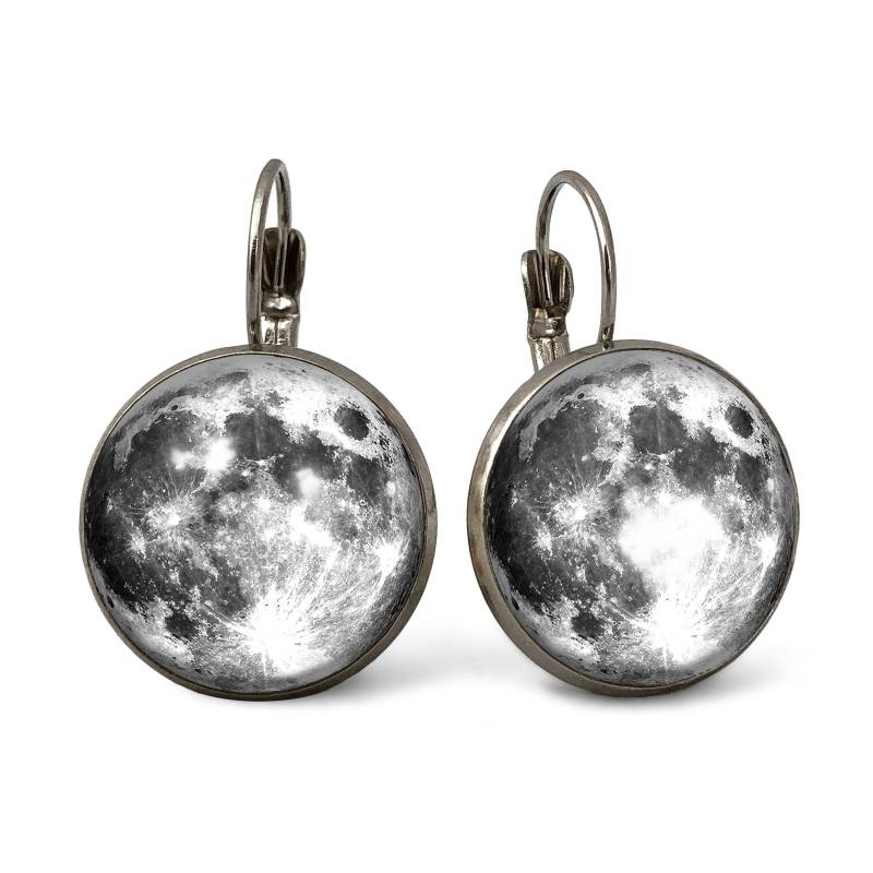 Große Ohrringe Voll Mond, 0108Ers von EgginEggHandmade