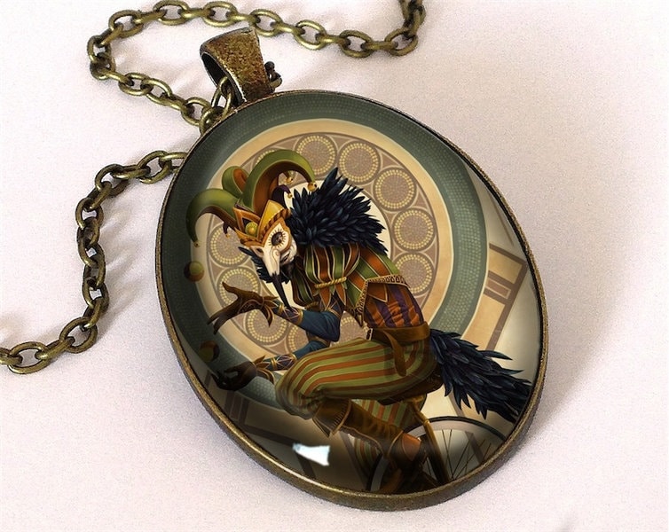 Joker Große Kette, 0624Opb von EgginEggHandmade