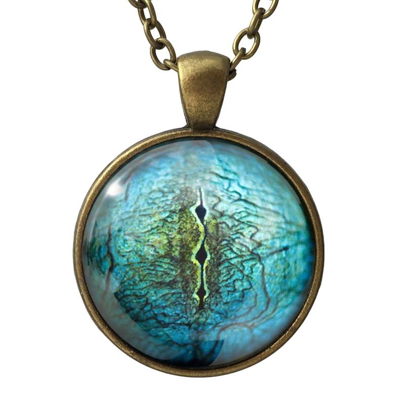 Kette Augen Eidechse, 0100Pb von EgginEggHandmade