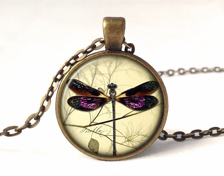 Kette Libelle, 0593Pb von EgginEggHandmade