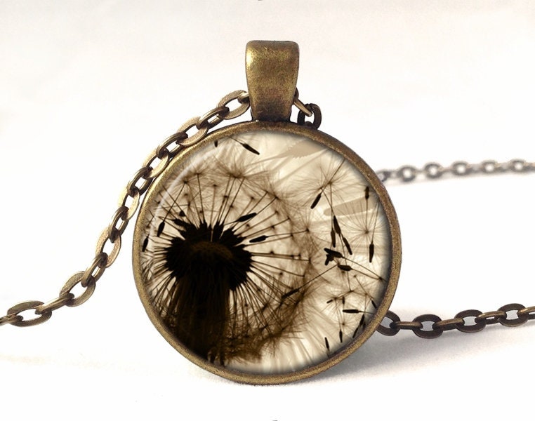 Kette Pusteblume, Pusteblume Schmuck, 0126Pb von EgginEggHandmade