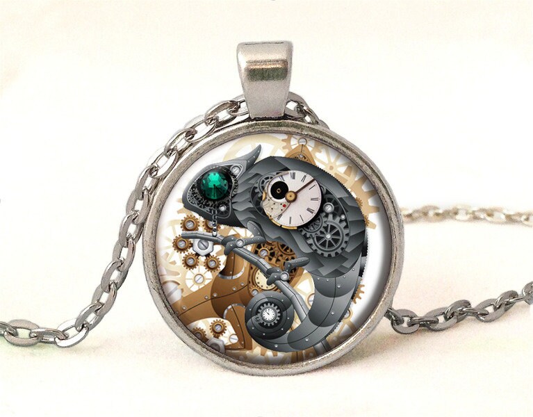Kette Steampunk, 0574Pos von EgginEggHandmade