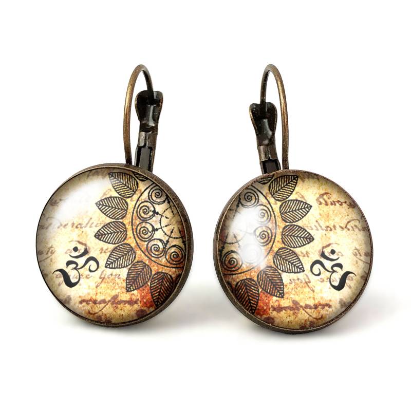 Mantra Großeohrringe, 0547Erb von EgginEggHandmade