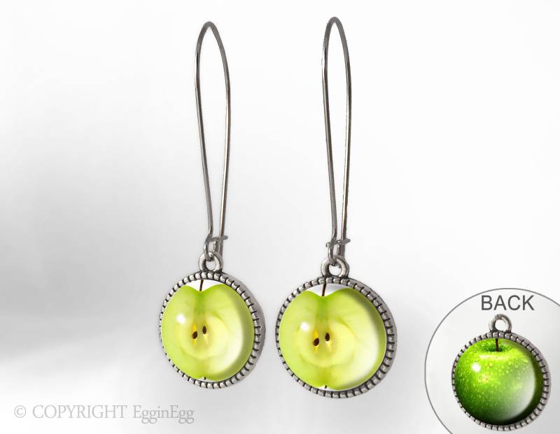Ohrringe Apfel, 0949Des von EgginEggHandmade