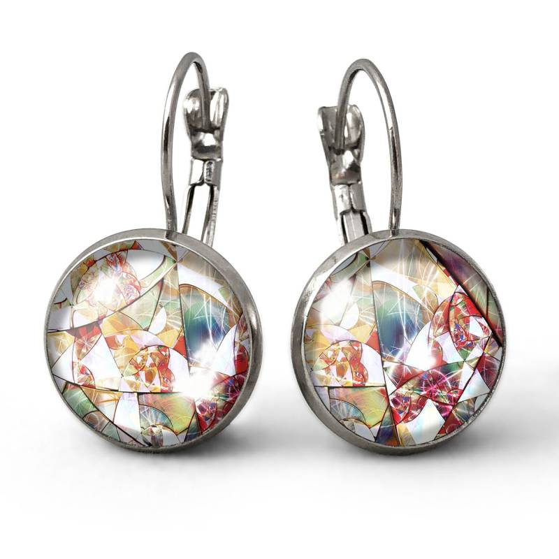 Ohrringe Farbiges Glas, 0116Ers von EgginEggHandmade