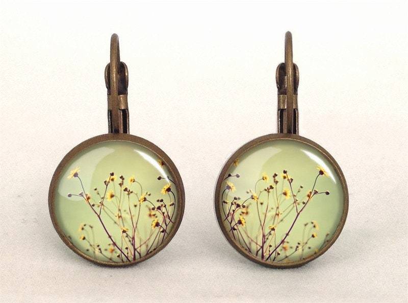 Ohrringe Wildblumen, 0212Erb von EgginEggHandmade