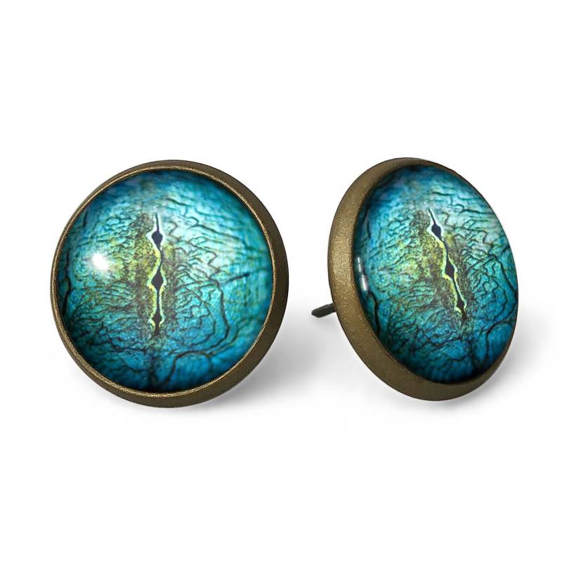 Ohrstecker Augen Eidechse, 0100Esb von EgginEggHandmade