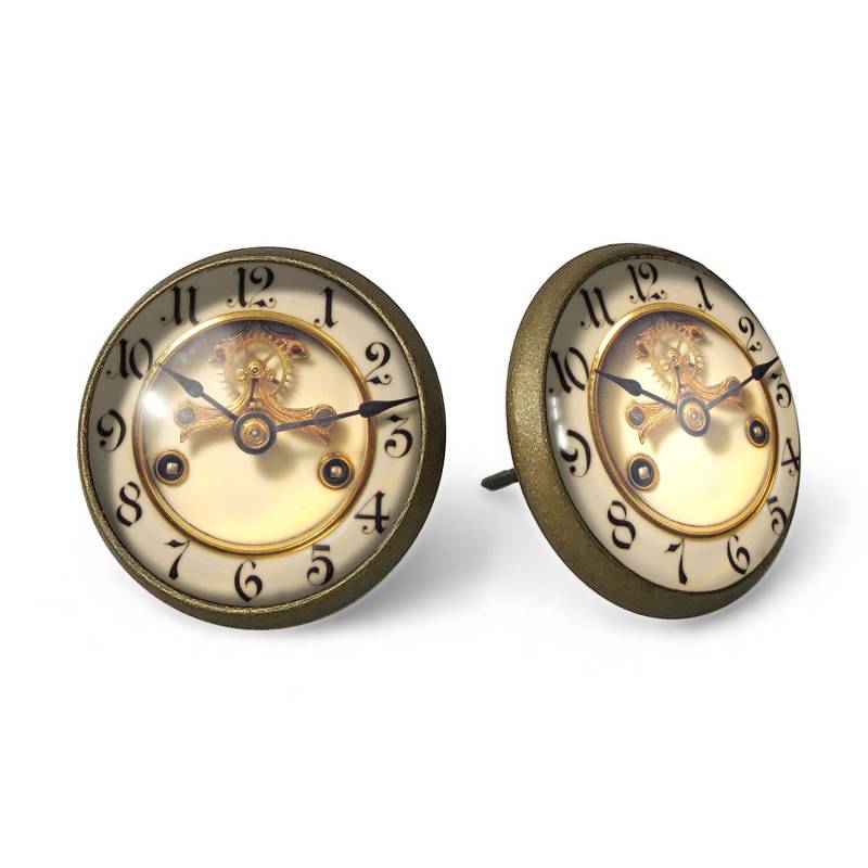 Ohrstecker Foto Alte Uhr, 0132Esb von EgginEggHandmade