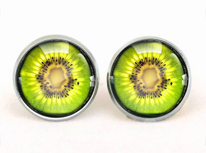 Ohrstecker Kiwi, 0947Ess von EgginEggHandmade