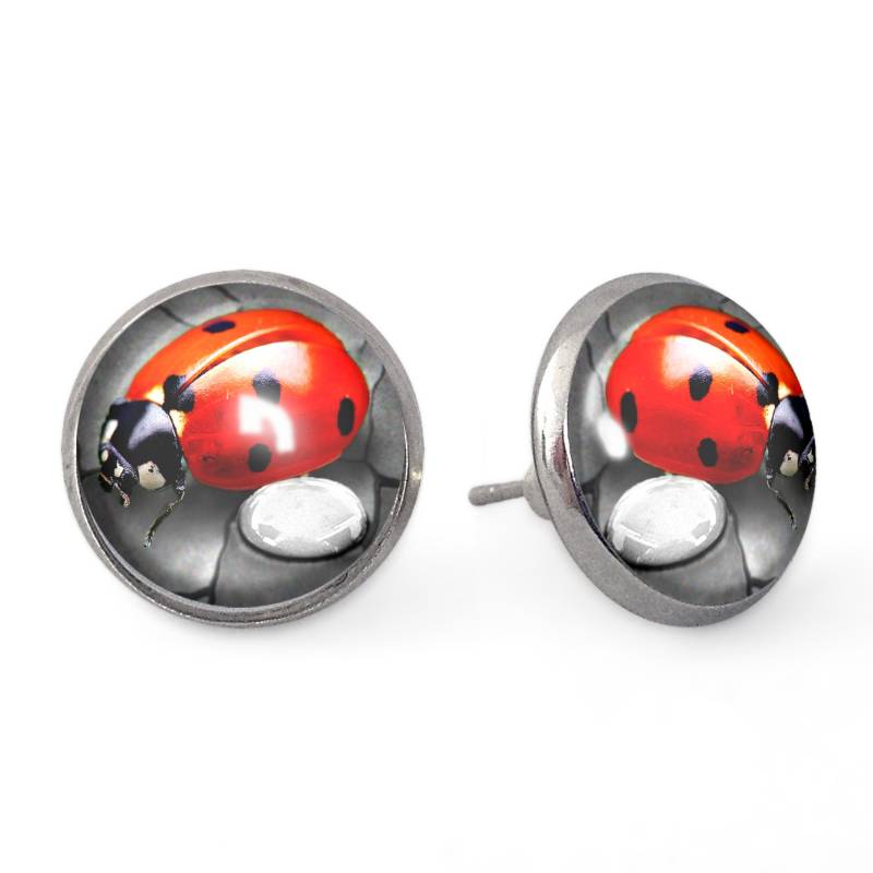 Ohrstecker Marienkäfer, 0101Ess von EgginEggHandmade