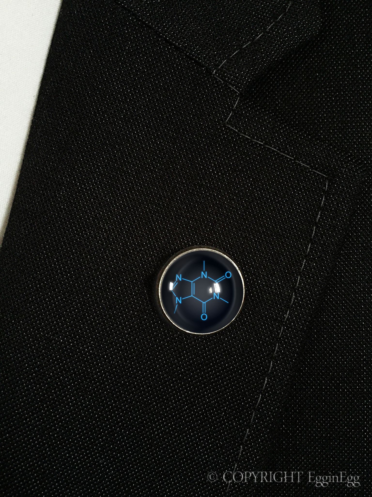 Anstecker Koffein, 0760Lp von EgginEggMen