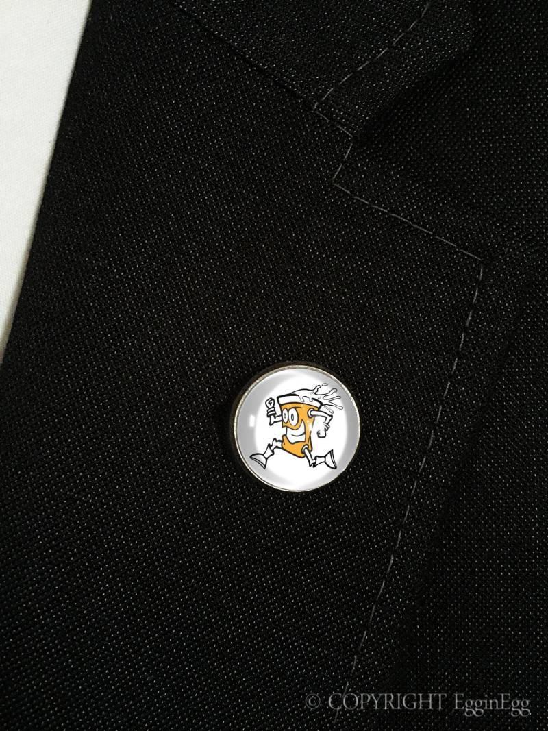 Anstecker Laufen Bier, 0887Lp von EgginEggMen