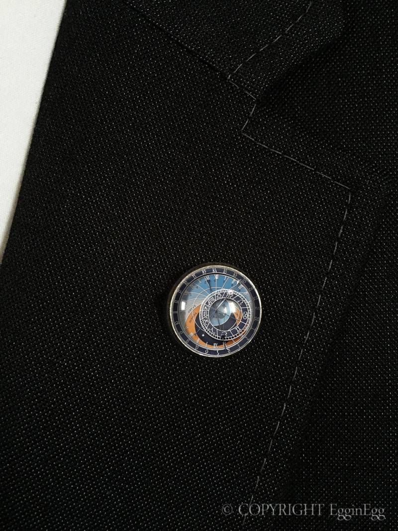 Anstecker Prag Uhr, 0190Lp von EgginEggMen