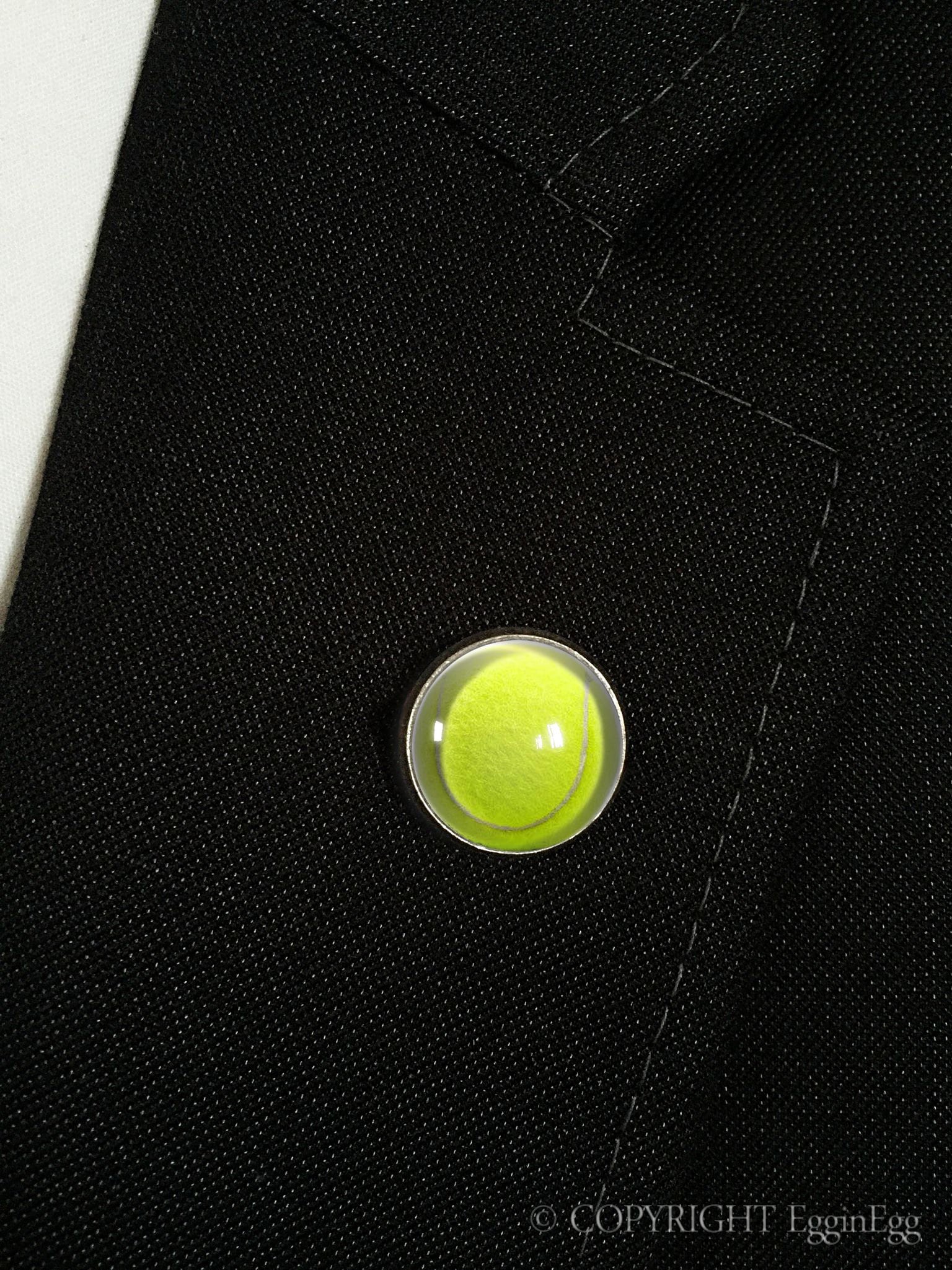 Anstecker Tennisball, 0262Lp von EgginEggMen